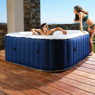 Spa gonflable carré 185cm LITE - 6 places