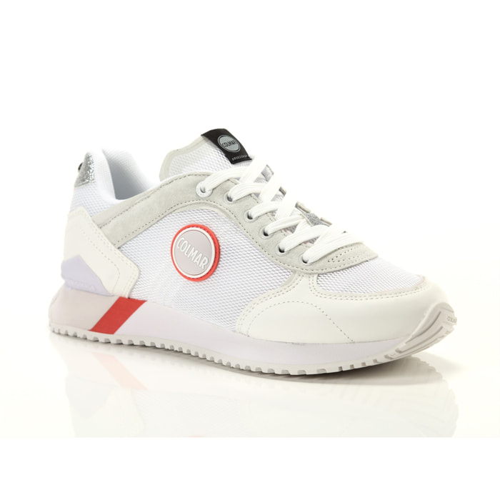 Sneakers Colmar Travis Plus Fit 098 White Coral Bianco