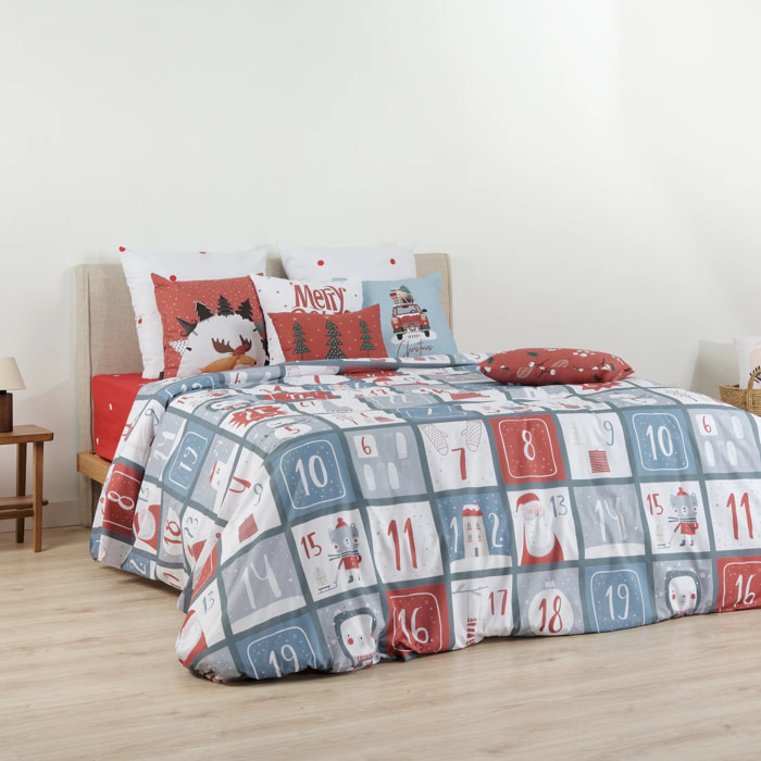 Housse de couette avec clics 100% coton Laponia 3