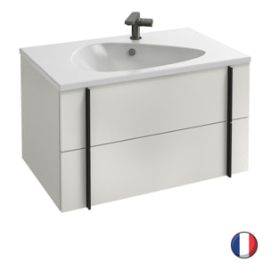 Meuble vasque Nouvelle Vague blanc