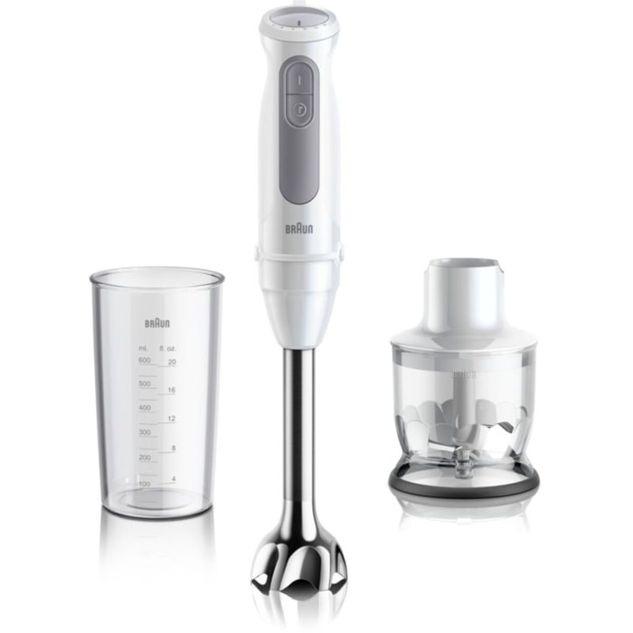 Mixeur BRAUN Mixeur BRAUN MultiQuick 5 MQ50201M 2 accessoires