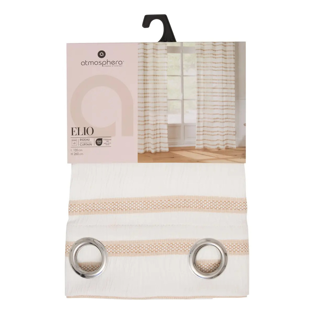 Rideau Elio 135x260cm beige