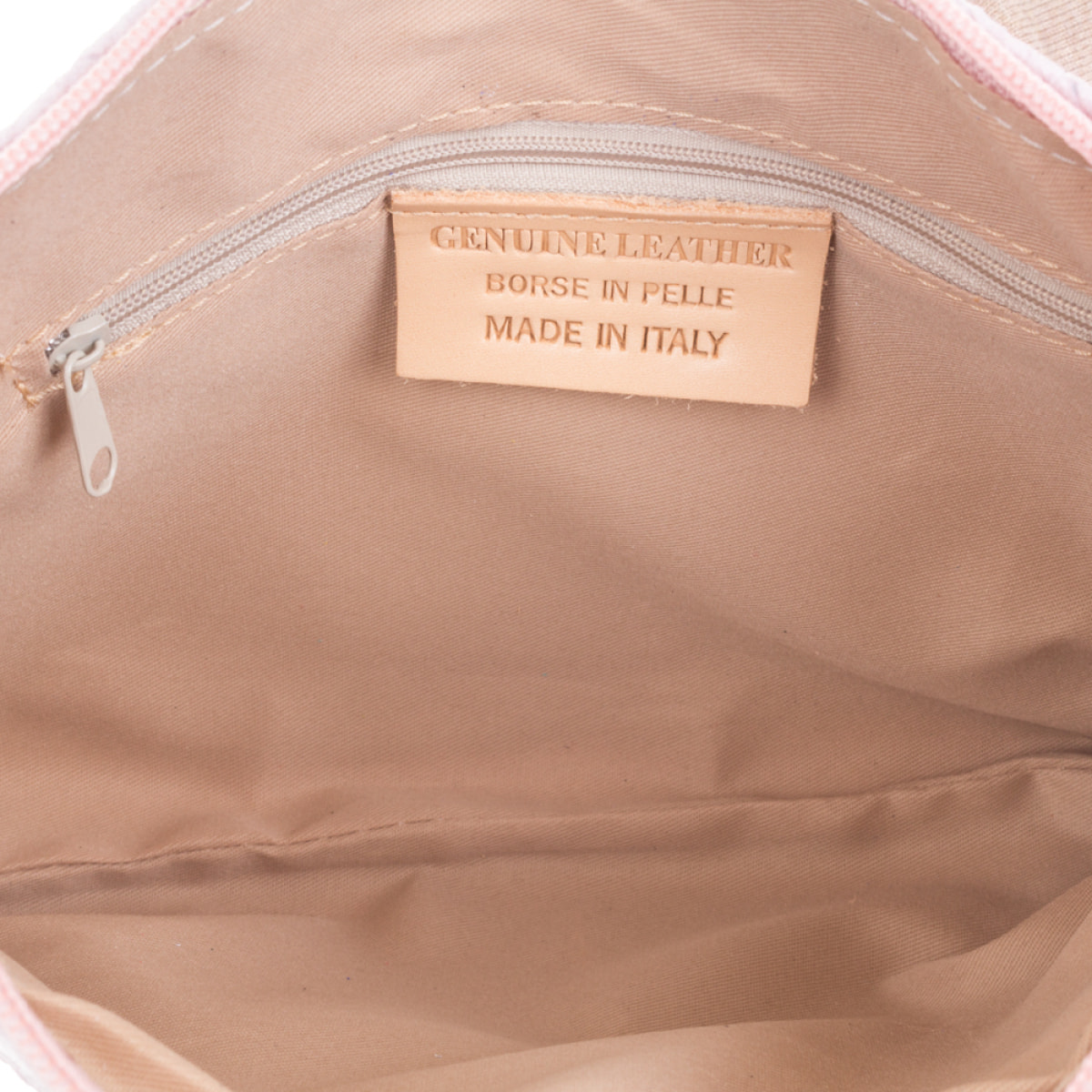 Oderzo Bolso bandolera Mujer.Piel auténtica Gamuza Grabado Espiga