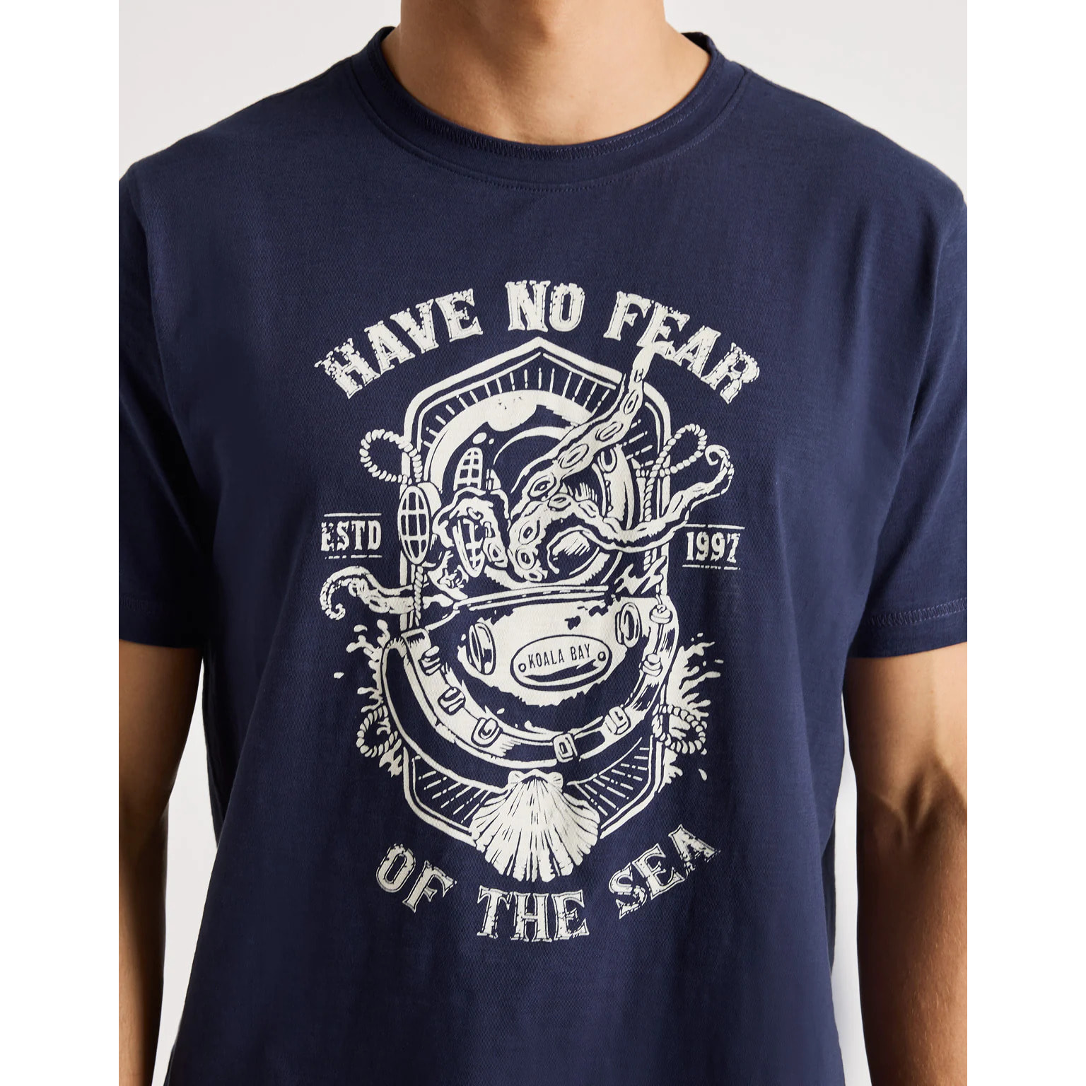 Camiseta Manga Corta Azul Marino - Zoso