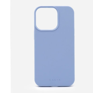 Coque CASYX iPhone 14 Pro silicone Bleu Clair M