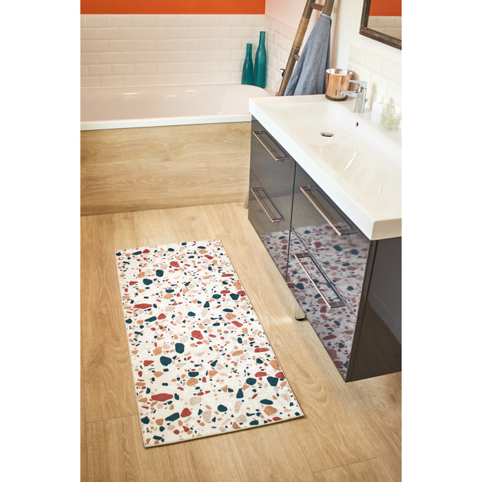 ALMAFIE - Tapis antidérapant multicolore pour salle de bain