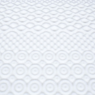 Surmatelas Nuage, 4 cm, Mémoire de Forme Haute Densité, 7 Zones de Confort, Bonne Indépendance de Couchage, Fabrication Française