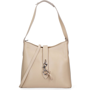 Borsa a spalla da donna - Modello Lysane - Vera pelle - 32.0 x 28.0 x 15.5 cm