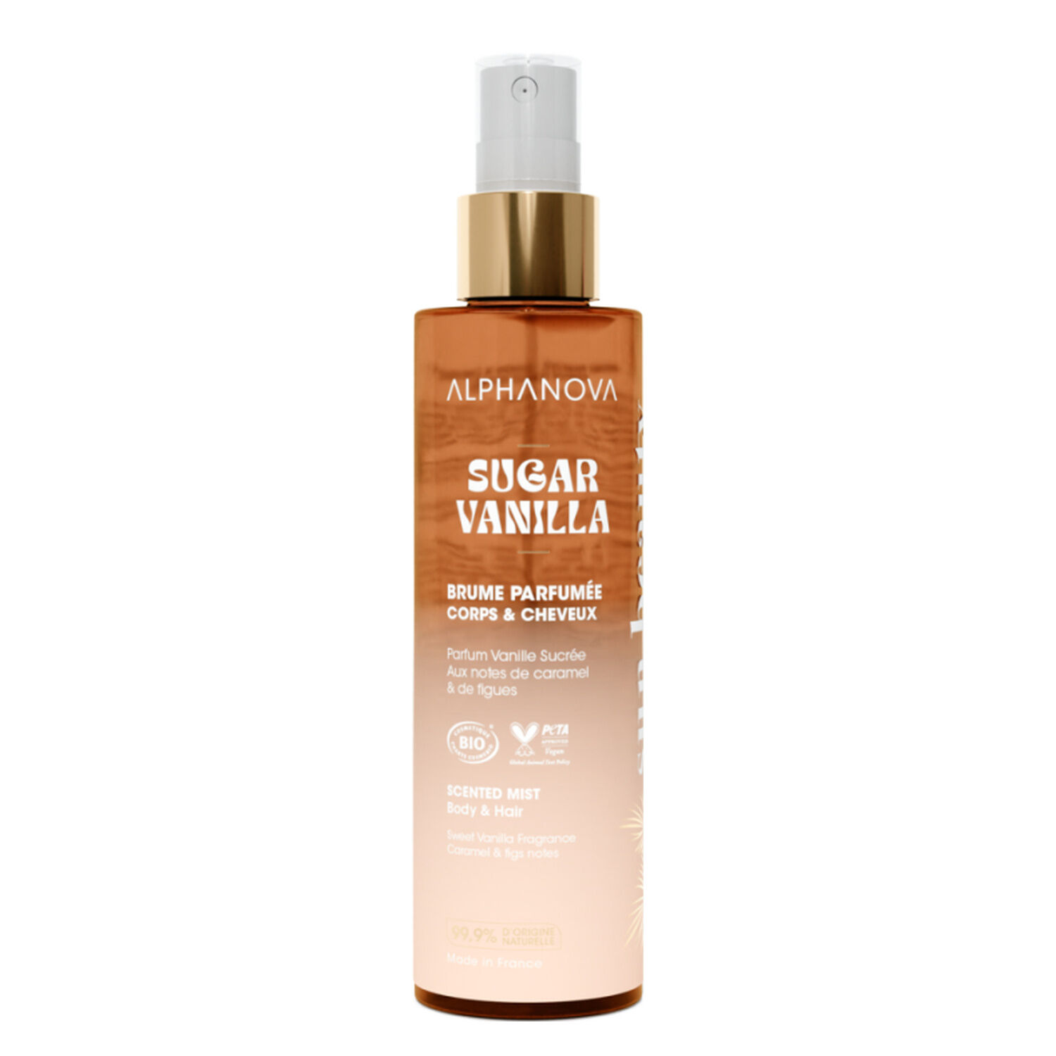 Sugar Vanilla - Brume Parfumée Cheveux et Corps Bio 100ml