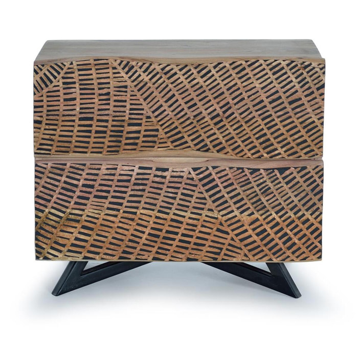 Mesita de noche giner y colomer - 57x34x50cm