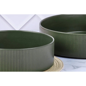 Service Les Essentiels SCANDI - 12 pièces - Olive