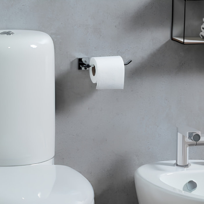Porte-rouleau Eo Moderne Chrome