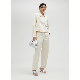 Giacca di jeans con strass