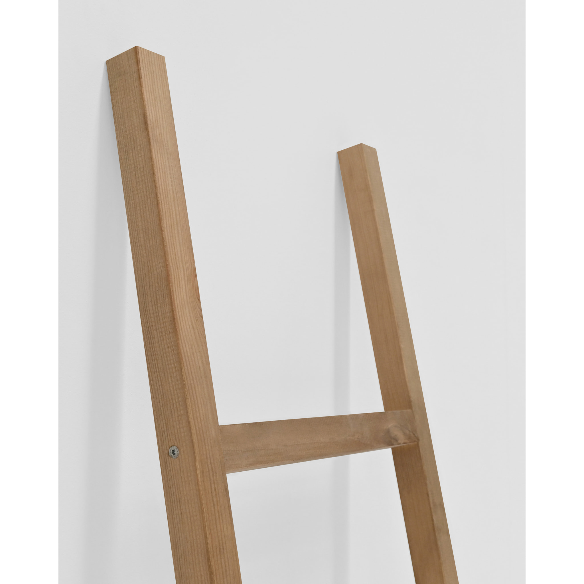 Échelle en bois massif ton chêne foncé 41x118cm Hauteur: 41 Longueur: 118 Largeur: 3.5