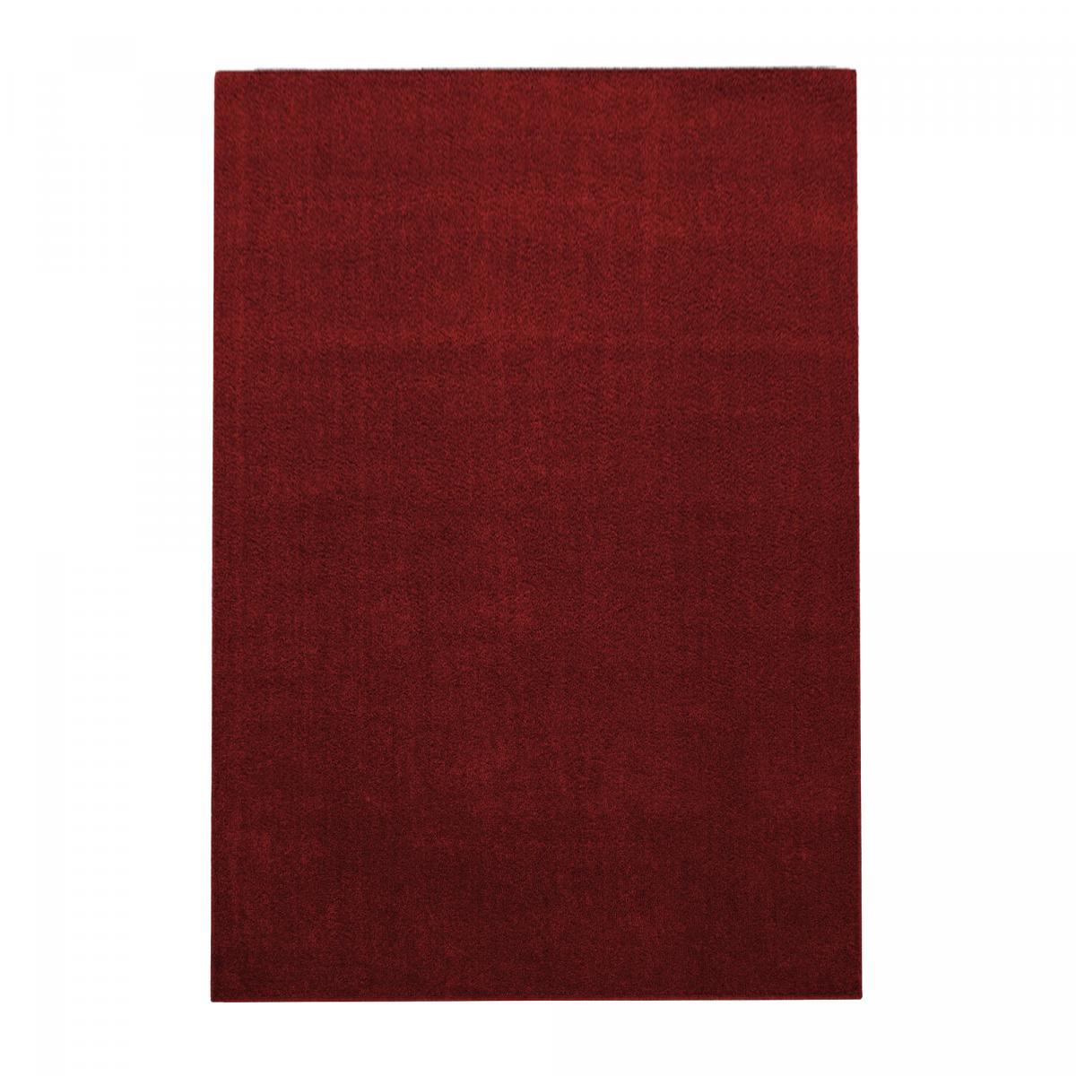 Tapis salon et chambre tissé motif uni JUFO