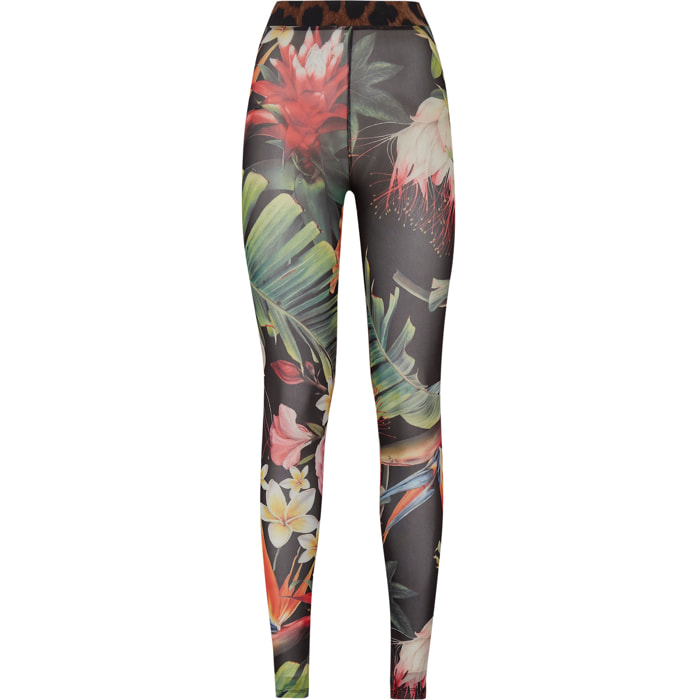 PHILIPP PLEIN Pantalones acampanados FLOWERS