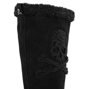 PHILIPP PLEIN Botas Mid Flat SKULL