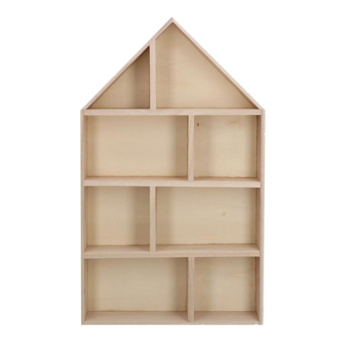 Bacheca in balsa a forma di casetta cm30x50x8