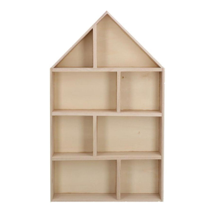 Bacheca in balsa a forma di casetta cm30x50x8