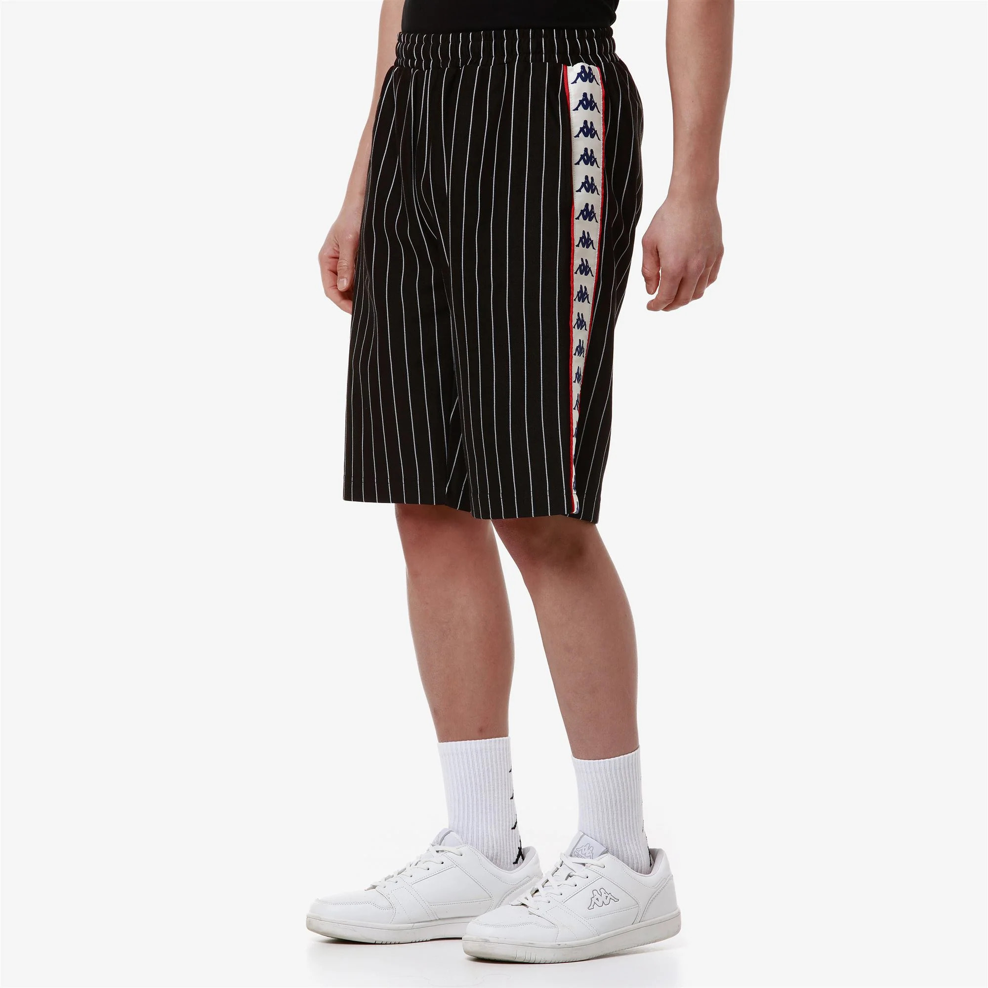 Kappa - Pantaloncini Uomo Nero - 222 BANDA LULLO