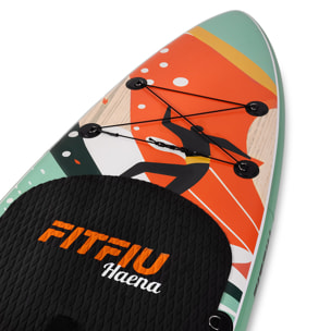 Tabla paddle surf hinchable HAENA FITFIU con diseño retro