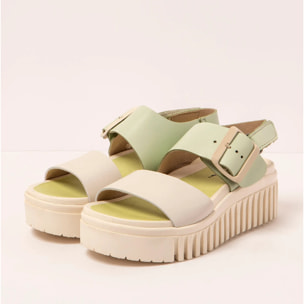 Sandalia de cuña 1578 MULTI LIMA-CREAM/BRIGHTON color Lima-cream