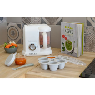 Mixeur Cuiseur Bébé BEABA Babycook solo white/silver