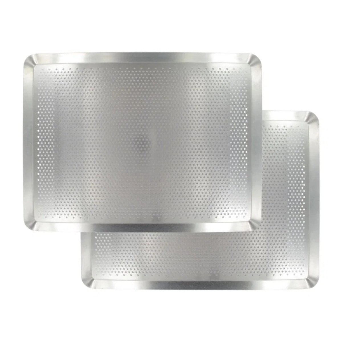 Lot de 2 plaques à pâtisserie perforées en inox Zenker Special Cooking