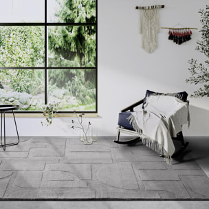 Tapis salon Rectangulaire Géométrique