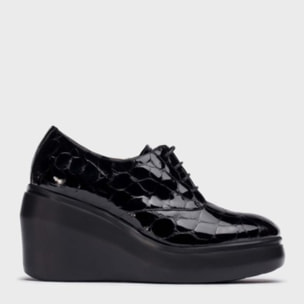 Zapato Blucher plataforma. Tacón: 7,5cm