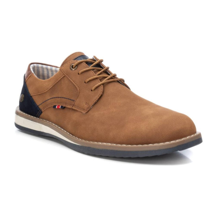 Zapato blucher/derby camel