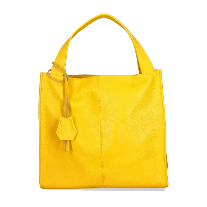 Borsa a spalla da donna - Modello Aelia - Vera pelle - 40.0 x 36.0 x 12.0 cm
