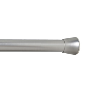 Barra presión extensible sin taladrar Plata
