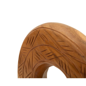 SCULTURA DORAT IN TEAK RIC. CM 20X10X28 (PEZZI UNICI - NON RIP. IN SERIE)