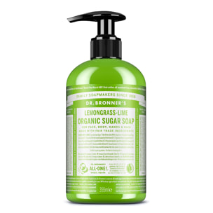 Citronnelle Citron Vert - Savon au Sucre Bio 355ml