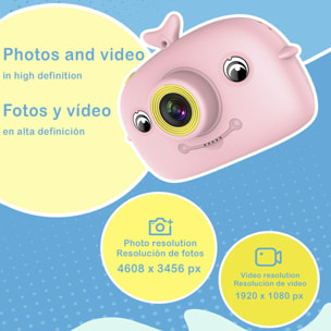 Fotocamera e videocamera X12 per bambini, con giochi integrati