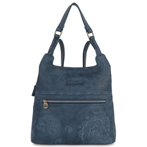 Bolso Mochila Mujer Lois Redwood Azul Marino