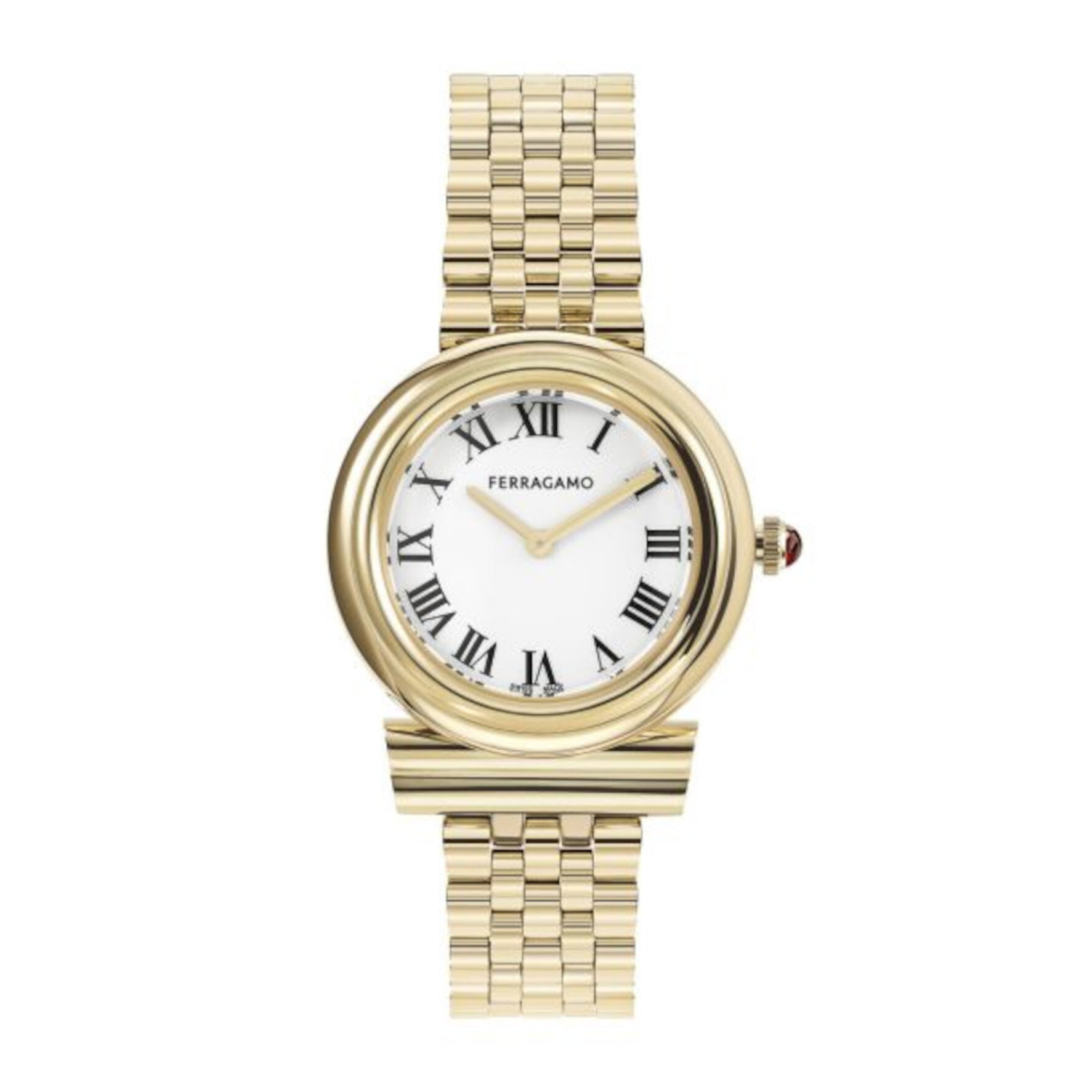 Ferragamo Orologio Analogico Al Quarzo Mv-Gancini 28Mm