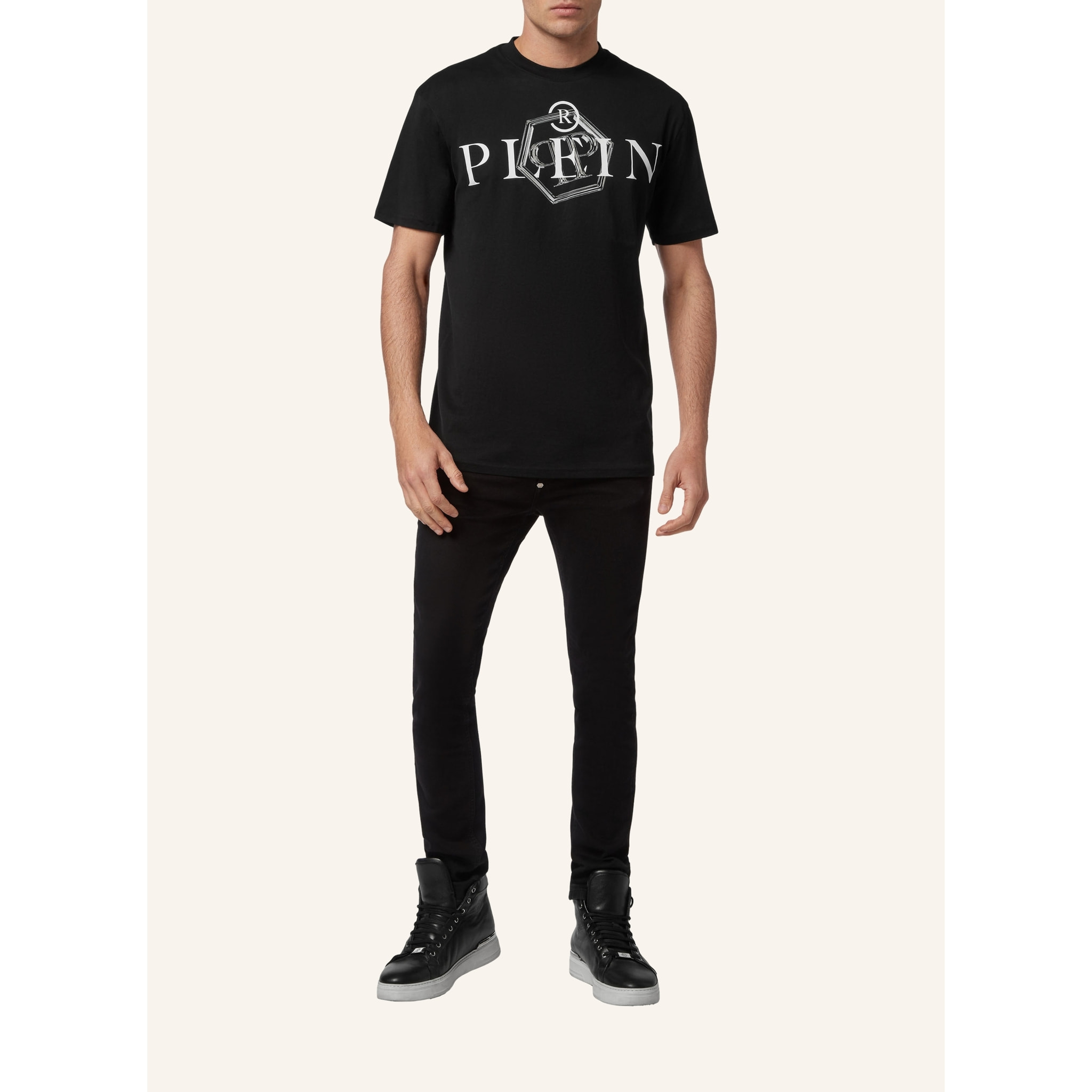 PHILIPP PLEIN Camiseta de cuello redondo y manga corta PHILIPP PLEIN TM