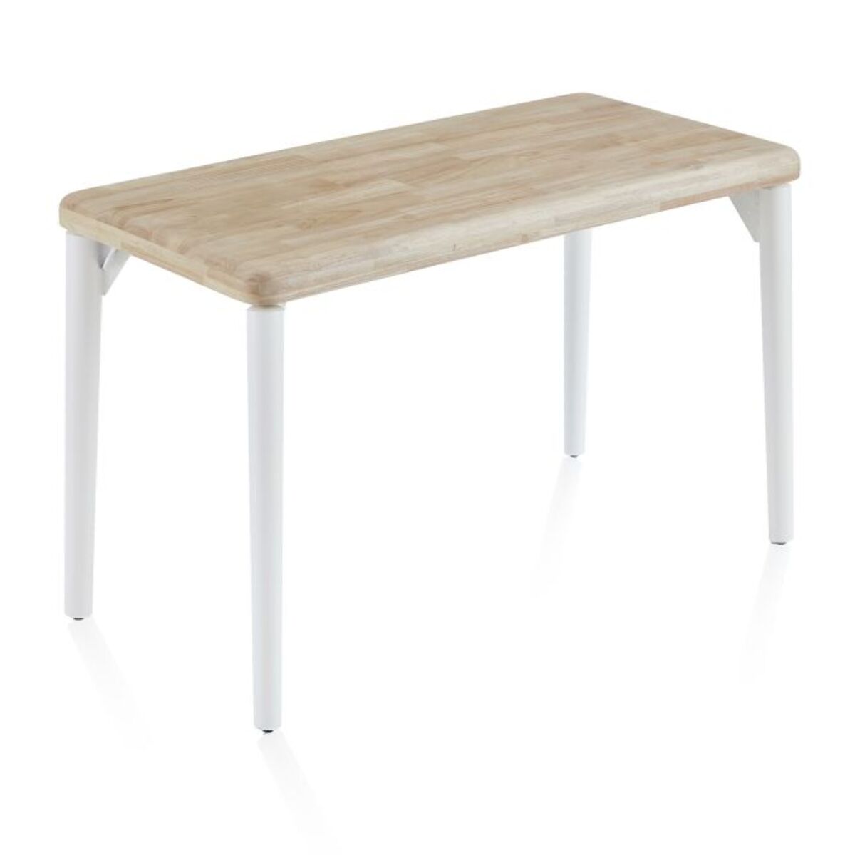 Mesa de estudio Padma Blanco - Roble