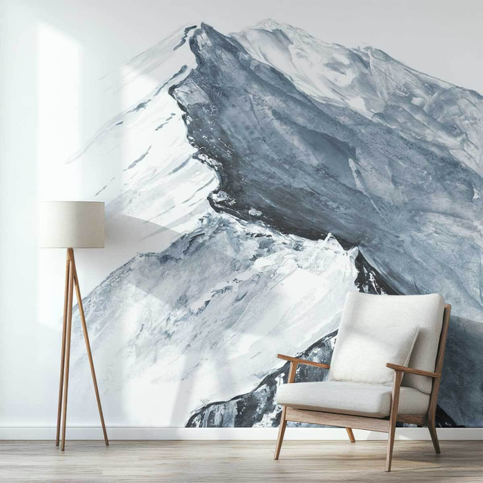 Papier peint un air de montagne Intissé