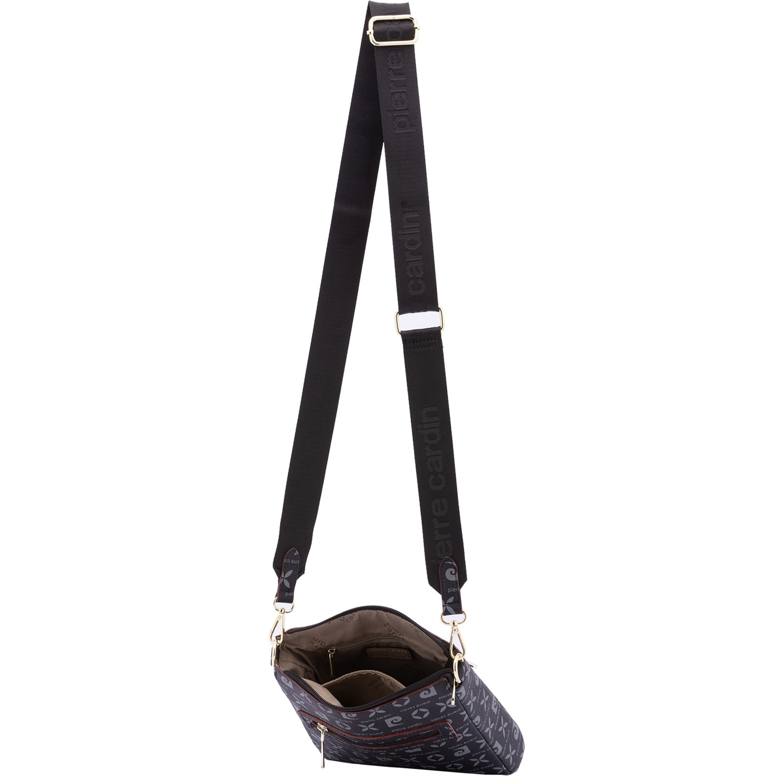 Borsa a tracolla da uomo - Modello Volker - Ecopelle e poliestere - 24.0 x 21.0 x 4.0 cm