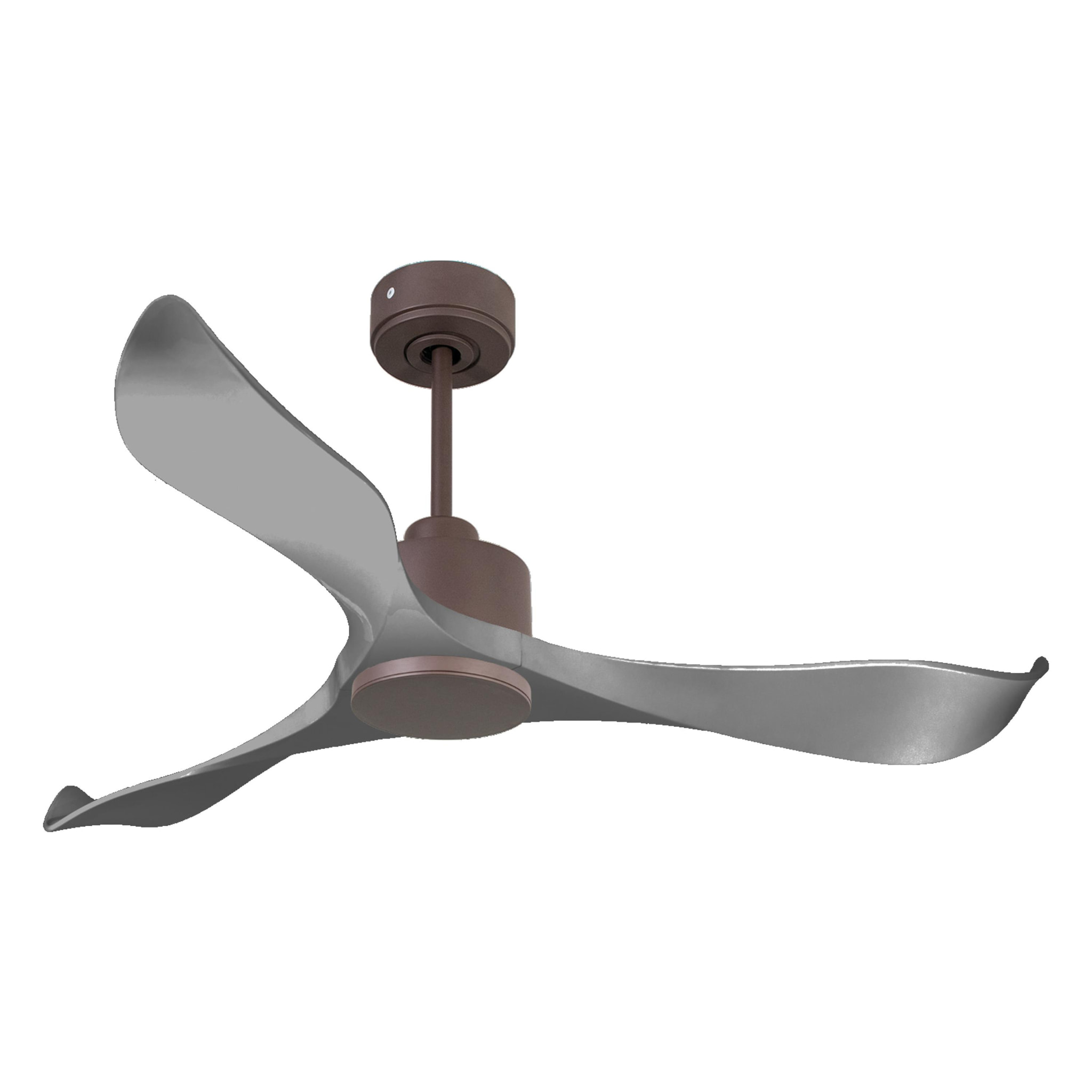 Ventilateur de plafond Réversible  Thermostat Wifi Moteur à courant continu Toits en pente Télécommande Mémoire