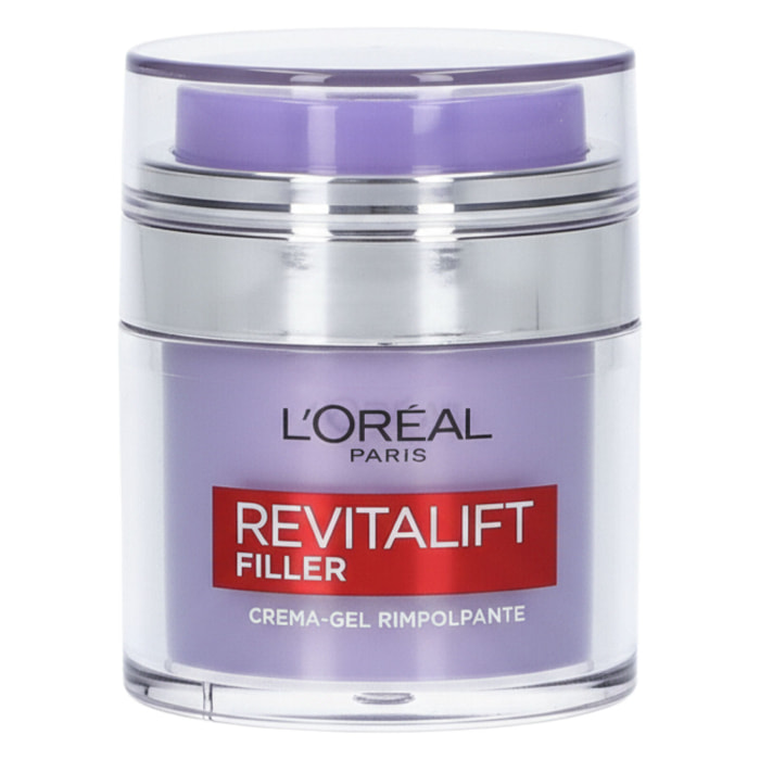 Crema-Gel Rimpolpante Idratante Revitalift Filler con Acido Ialuronico Niacinamide e Glicerina - Barattolo da 50ml