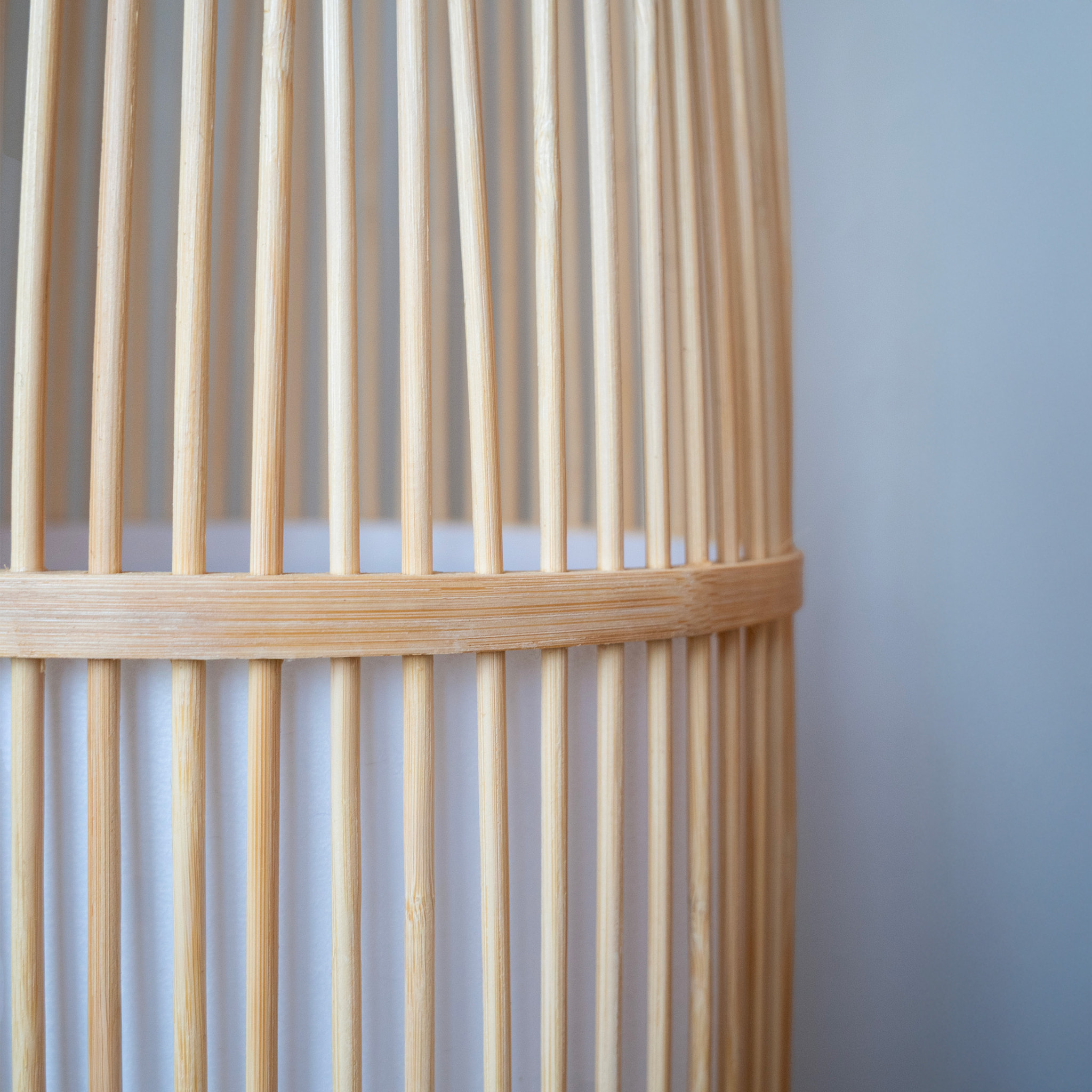 Lampadaire en bambou naturel - Huron