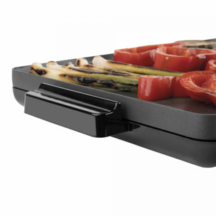 Plancha de cocina eléctrica JATA JEGR1603 de 60 x 35 cm (XXL) Antiadherente. 2400 W