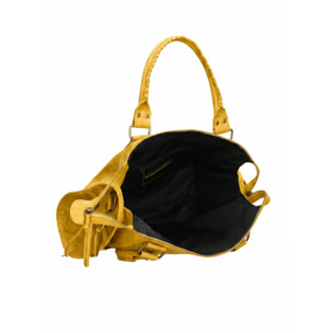 Borsa a spalla da donna - Modello Clara - Vera pelle - 41.0 x 28.0 x 13.0 cm