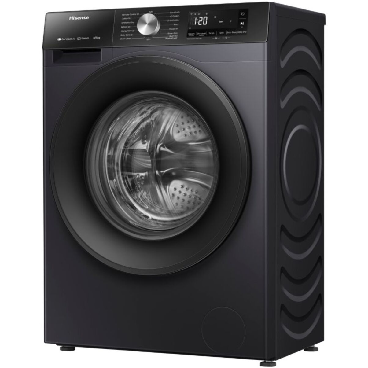 Lave linge séchant hublot HISENSE WD3S8043BB3 PureJetWash