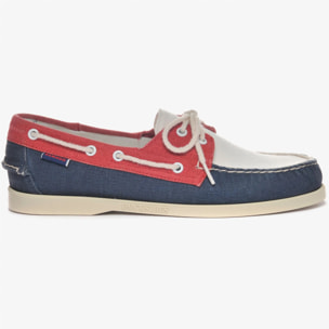 Docksides Sebago Uomo Blu PORTLAND CANVAS SPINNAKER