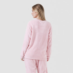 Pijama Coral Puño mujer Hello Monday Rosa